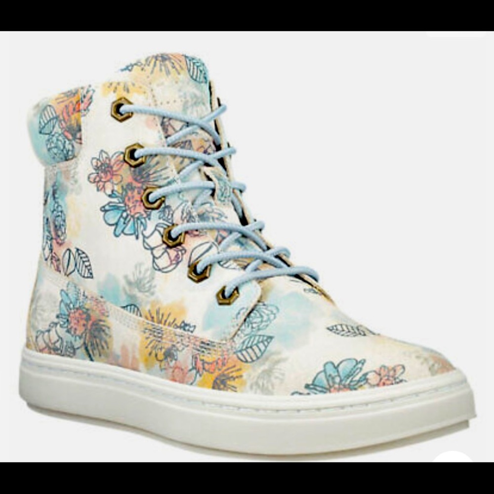 Timberland flower sneaker boots